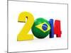 Brazil Soccer 2014-Nerthuz-Mounted Art Print