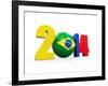 Brazil Soccer 2014-Nerthuz-Framed Art Print