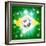 Brazil Soccer Flag-Krisdog-Framed Art Print