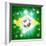 Brazil Soccer Flag-Krisdog-Framed Art Print