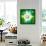 Brazil Soccer Flag-Krisdog-Framed Stretched Canvas displayed on a wall