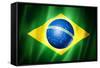 Brazil Soccer World Cup 2014 Flag-daboost-Framed Stretched Canvas