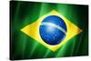 Brazil Soccer World Cup 2014 Flag-daboost-Stretched Canvas