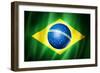 Brazil Soccer World Cup 2014 Flag-daboost-Framed Premium Giclee Print