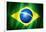 Brazil Soccer World Cup 2014 Flag-daboost-Framed Art Print