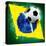 Brazil Soccer-jordygraph-Stretched Canvas