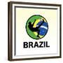 Brazil Soccer-null-Framed Giclee Print