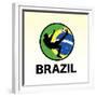 Brazil Soccer-null-Framed Giclee Print