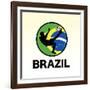 Brazil Soccer-null-Framed Giclee Print