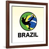 Brazil Soccer-null-Framed Giclee Print