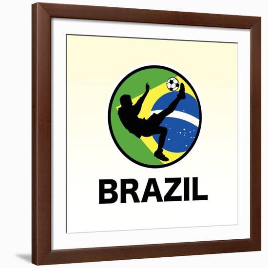 Brazil Soccer-null-Framed Giclee Print