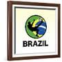 Brazil Soccer-null-Framed Giclee Print