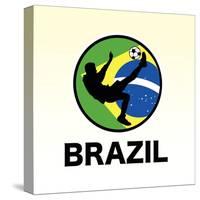 Brazil Soccer-null-Stretched Canvas