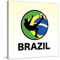 Brazil Soccer-null-Stretched Canvas