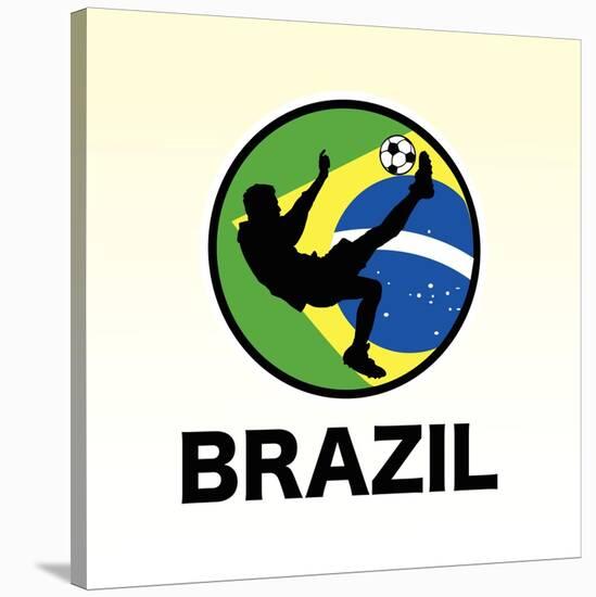 Brazil Soccer-null-Stretched Canvas