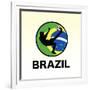 Brazil Soccer-null-Framed Giclee Print