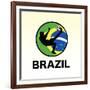 Brazil Soccer-null-Framed Giclee Print