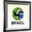 Brazil Soccer-null-Framed Giclee Print