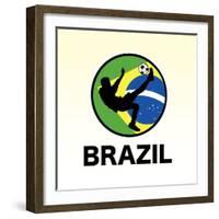 Brazil Soccer-null-Framed Giclee Print