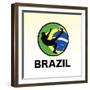 Brazil Soccer-null-Framed Giclee Print