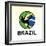 Brazil Soccer-null-Framed Giclee Print