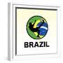 Brazil Soccer-null-Framed Giclee Print