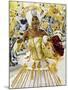 Brazil, State of Rio de Janeiro, City of Rio de Janeiro, Samba Dancer in the Carnival Parade at The-Karol Kozlowski-Mounted Photographic Print