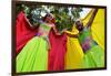 Brazil, State of Rio de Janeiro, City of Rio de Janeiro, Santa Teresa, Traditional Carnival Parade -Karol Kozlowski-Framed Photographic Print