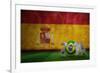 Brazil World Cup 2014 against Spain Flag in Grunge Effect-Wavebreak Media Ltd-Framed Photographic Print