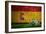 Brazil World Cup 2014 against Spain Flag in Grunge Effect-Wavebreak Media Ltd-Framed Photographic Print