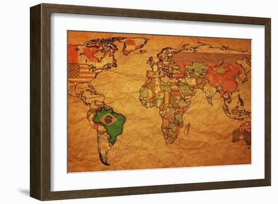 Brazil-michal812-Framed Art Print