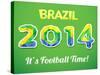 Brazilian 2014 World Cup-Kannaa-Stretched Canvas