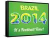 Brazilian 2014 World Cup-Kannaa-Framed Stretched Canvas