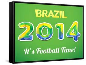 Brazilian 2014 World Cup-Kannaa-Framed Stretched Canvas