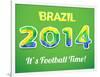 Brazilian 2014 World Cup-Kannaa-Framed Art Print