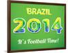 Brazilian 2014 World Cup-Kannaa-Framed Art Print