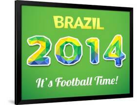 Brazilian 2014 World Cup-Kannaa-Framed Art Print