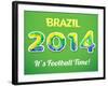 Brazilian 2014 World Cup-Kannaa-Framed Art Print