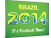 Brazilian 2014 World Cup-Kannaa-Mounted Art Print