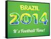 Brazilian 2014 World Cup-Kannaa-Framed Stretched Canvas