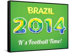 Brazilian 2014 World Cup-Kannaa-Framed Stretched Canvas