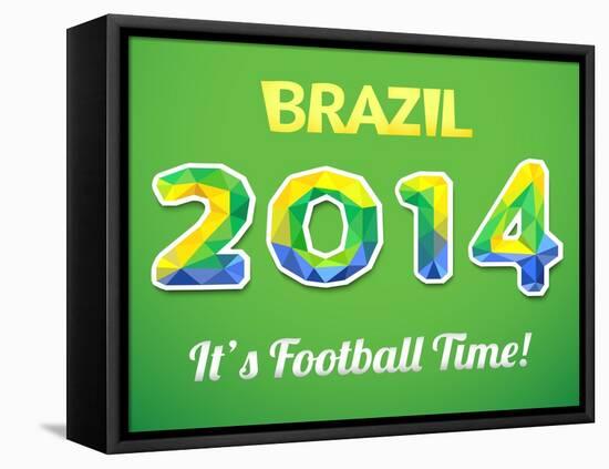 Brazilian 2014 World Cup-Kannaa-Framed Stretched Canvas
