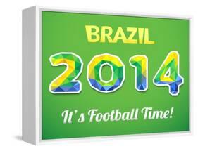 Brazilian 2014 World Cup-Kannaa-Framed Stretched Canvas