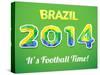 Brazilian 2014 World Cup-Kannaa-Stretched Canvas