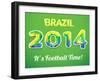 Brazilian 2014 World Cup-Kannaa-Framed Art Print