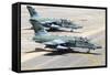 Brazilian Air Force A-1A (Amx) Aircraft Parked at Natal Air Force Base, Brazil-Stocktrek Images-Framed Stretched Canvas