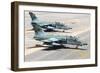 Brazilian Air Force A-1A (Amx) Aircraft Parked at Natal Air Force Base, Brazil-Stocktrek Images-Framed Photographic Print