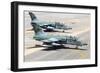 Brazilian Air Force A-1A (Amx) Aircraft Parked at Natal Air Force Base, Brazil-Stocktrek Images-Framed Photographic Print