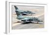 Brazilian Air Force A-1A (Amx) Aircraft Parked at Natal Air Force Base, Brazil-Stocktrek Images-Framed Photographic Print