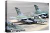 Brazilian Air Force A-1B (Amx) Aircraft Parked at Natal Air Force Base, Brazil-Stocktrek Images-Stretched Canvas